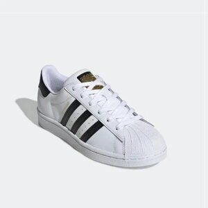Adidas Originals Women's White Black Superstar Shoes FV3284